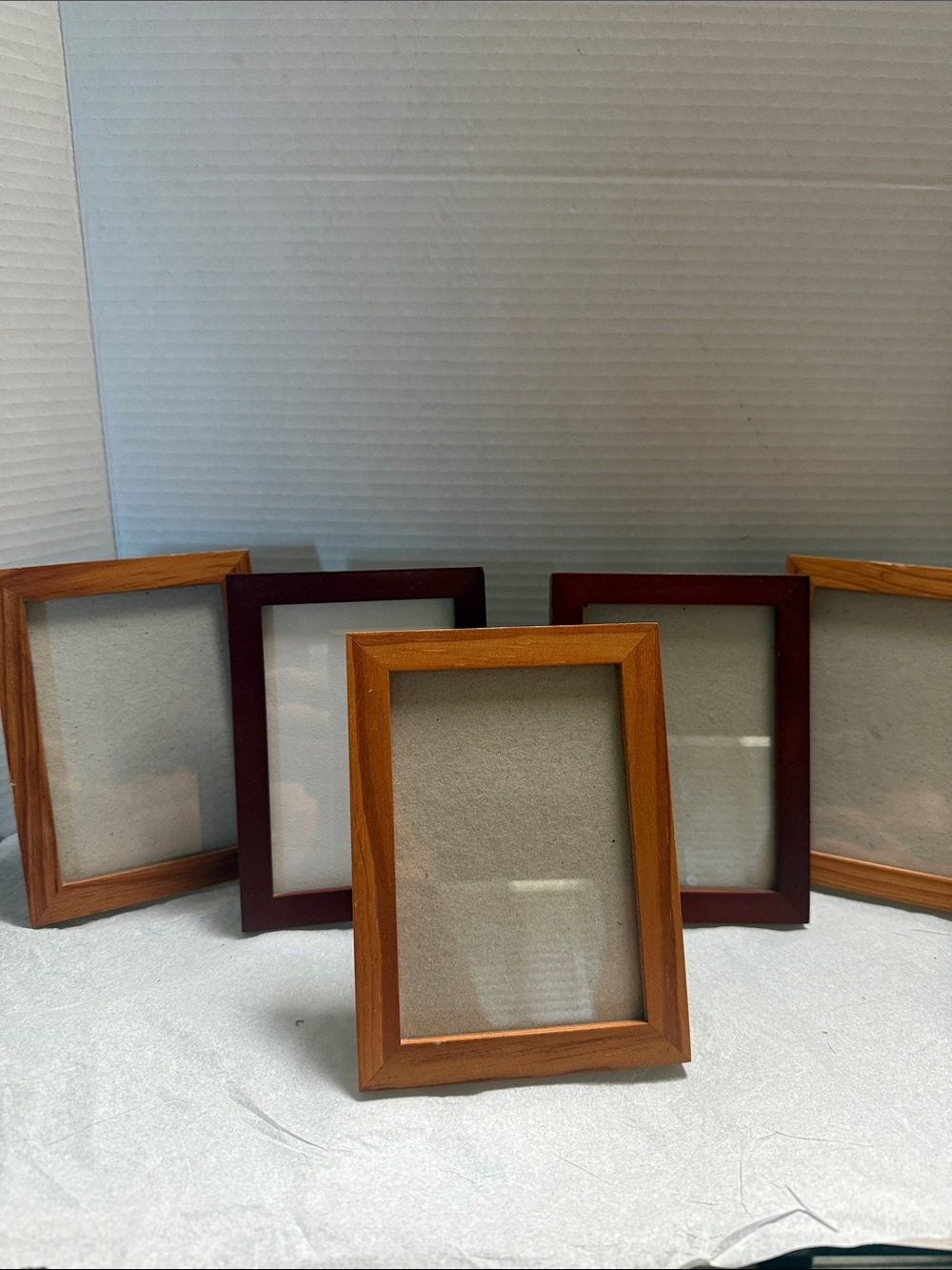 Everly Wooden Picture Frame Set in Warm Brown Finish